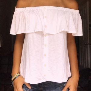 Off the shoulder shirt